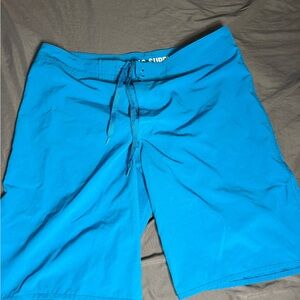 Mossimo Supply Co. Vibrant Blue Men's Swim Board Shorts